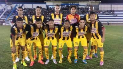 Este fue el once del club sampedrana. FOTO Tomada Real España Oficial.