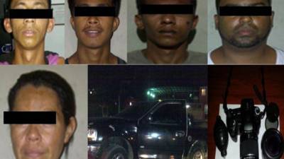 Los delincuentes fueron identificados como: Jean Carlos Colinas Alcalá, de 19 años de edad; Alejandro Jesús (22), Adolfo David Rico (26), Eva Josefina Armas (39) y Leonard Danilo Marcano (32), este último lideraba la banda (Globovision).
