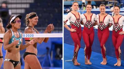 Las atletas alzan la voz en los Juegos Olímpicos de Tokio-2020 cambiando los diminutos bikinis requeridos en algunas competencias por trajes de cuerpo entero o shorts reivindicando la necesidad de sentirse cómodas para practicar su deporte.