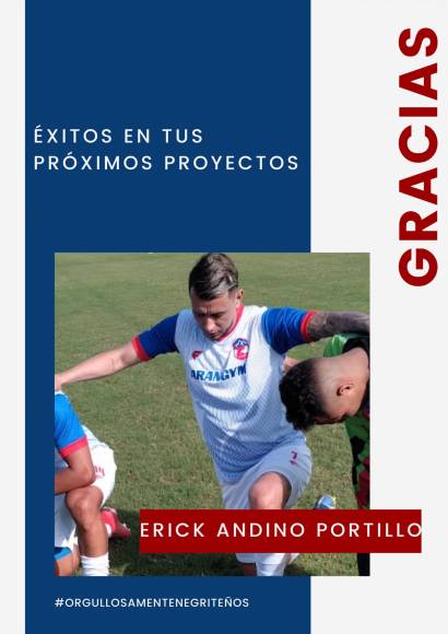 El experimentado delantero hondureño Erick Andino ya no es más jugador del Atlético Júnior de la segunda división del balompié catracho. En Liga Nacional ganó seis títulos con Olimpia y cuatro con Motagua.