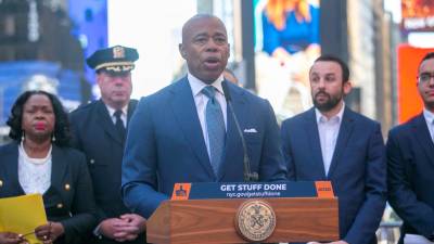 El alcalde de la ciudad de Nueva York, Eric Adams. Foto: EFE