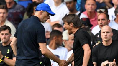 Antonio Conte y Thomas Tuchel sostuvieron una pelea el domingo durante y después del Chelsea vs Tottenham..