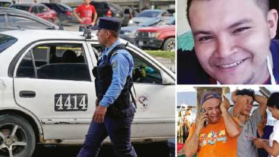 El taxista Tobi Josué Castillo quedó muerto dentro de su carro en el bulevar del norte.