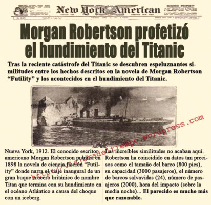 Un siglo tendría el mítico Titanic