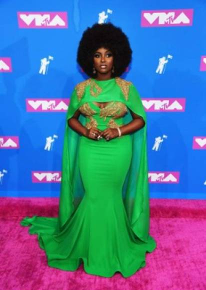 NEW YORK, NY - AUGUST 20: Amara La Negra attends the 2018 MTV Video Music Awards at Radio City Music Hall on August 20, 2018 in New York City. Nicholas Hunt/Getty Images for MTV/AFP