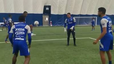 Selección de Honduras hizo su primer entrenamiento en Canadá