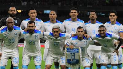 El 11 titular de la Selección de Honduras que enfrentó a México en el estadio Azteca.