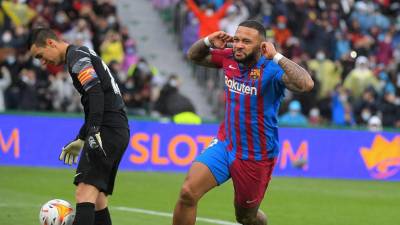 Memphis Depay anotó el gol por la vía penal.