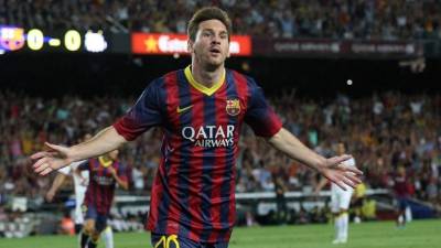 El argentino Lionel Messi llegó a los 10 años en el Barcelona.