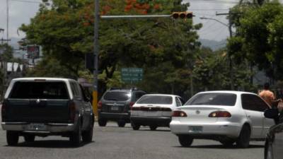 Los semáforos de la avenida Circunvalación ayer no funcionaron por varias horas.