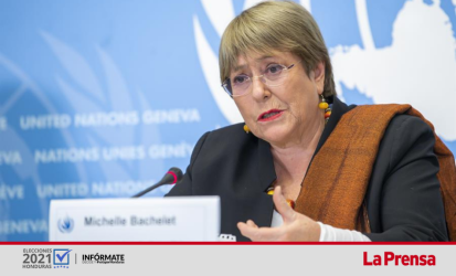 La alta comisionada de la ONU para los Derecho Humanos, Michelle Bachelet.