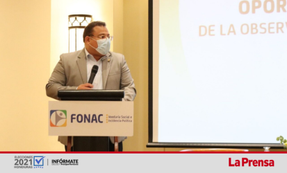 Secretario ejecutivo del Foro Nacional de Convergencia (FONAC), Omar Edgardo Rivera Pacheco.