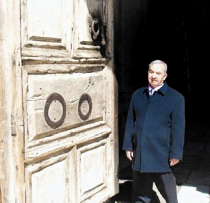 El guardián del Santo Sepulcro