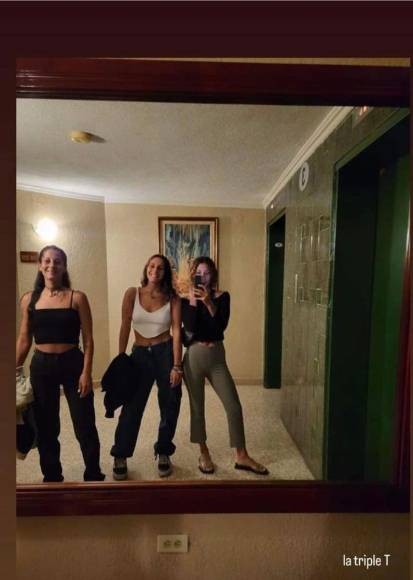 Parece que las hijas de Pedro Troglio también ha disfrutado de salidas nocturnas en la capital de Honduras.