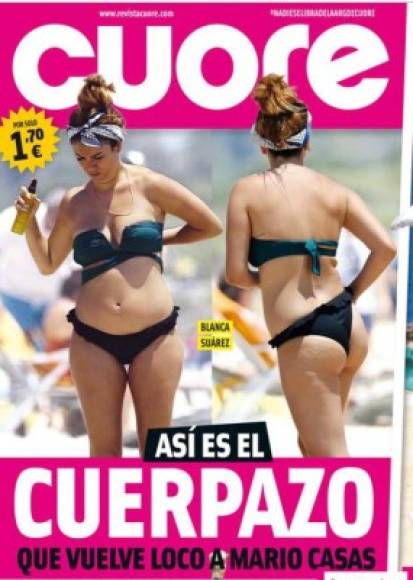 Fotografías de Blanca tomando el sol en bikini en 2018 han sido usadas para atacar a la actriz española. En las imágenes la famosa luce más rellena y con celulitis, como cualquier mujer común y mortal.