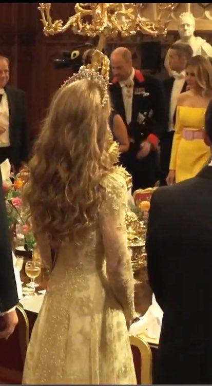 Melania Trump y Kate Middleton deslumbran en el banquete de Estado en Windsor