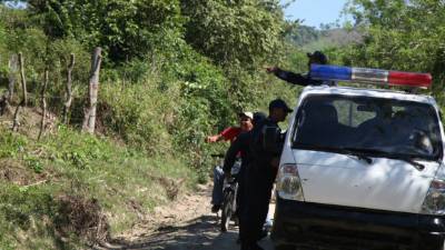 Los agentes se desplazaron por todo el sector de la López Arellano.