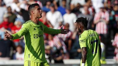 Cristiano Ronaldo lució impotente tras la paliza sufrida por el Manchester United.