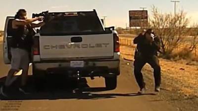 Un agente de policía de Nuevo México fue abatido por un supuesto traficante de drogas./Twitter.
