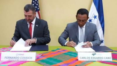 Usaid y la Amhon firman memorandum de entendimiento para coordinar esfuerzos que contribuyan al fortalecimiento y desarrollo de los municipios.