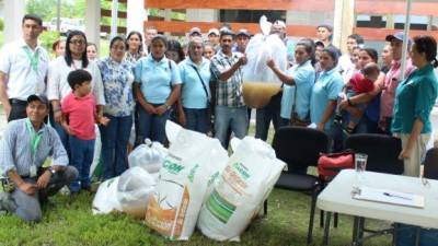 Familias apoyadas con el proyecto de alevines.