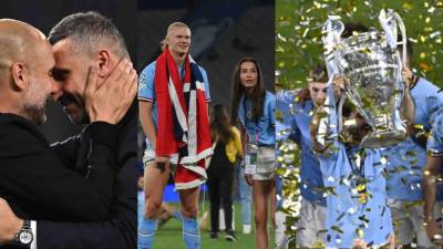 Estas son las imágenes más curiosas que dejó la consagración del Manchester City en la UEFA Champions League tras vencer 1-0 al Inter de Milán.