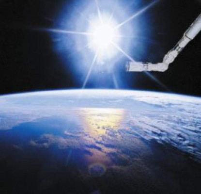 La tierra desde el espacio