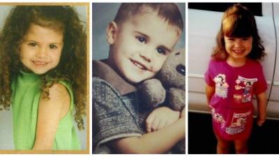Los artistas Selena Gómez, Justin Bieber y Demi Lovato.