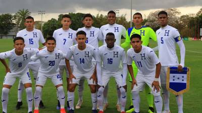 El 11 titular de la Sub-20 de Honduras que perdió ante Costa Rica.