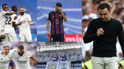 Mira las imágenes más curiosas que dejó la contundente victoria de 3-1 del Real Madrid al Barcelona en una nueva edición del clásico de España.