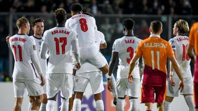 Inglaterra selló su clasificación al Mundial de Qatar 2022.