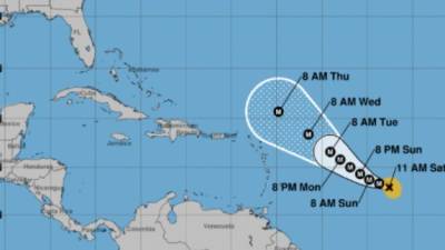 El huracán Sam alcanzó la categoría 4 sin representar peligro para las costas./NHC.
