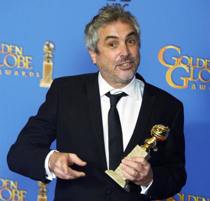 Mexicano Alfonso Cuarón gana Globo de Oro al Mejor director por 'Gravedad'