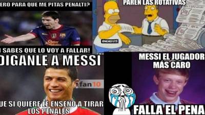 El Barcelona perdió frente al Espanyol por la ida de los cuartos de final de la Copa del Rey y en las redes sociales no se han hecho esperar los memes. Messi es objeto de burla tras errar un lanzamiento penal.