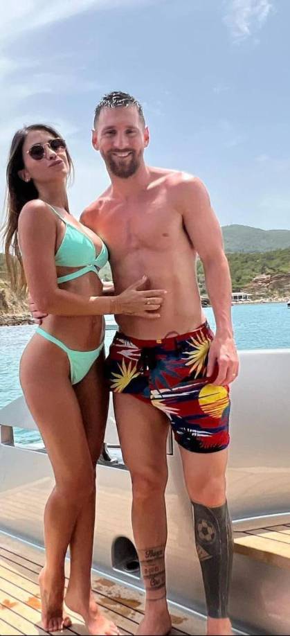 Messi aprovecha su tiempo libre junto a su esposa Antonela Roccuzzo y sus tres hijos-