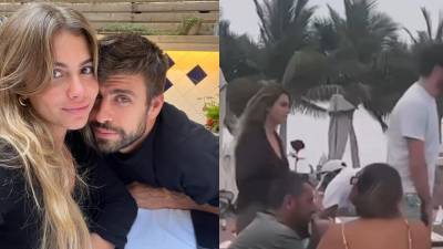 Piqué y Clara Chía disfrutan de su amor.