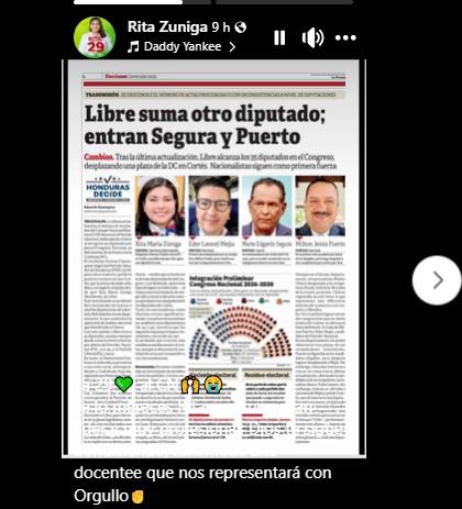 Virtual diputada de Libre celebra en redes, pero es reprendida por Scherly Arriaga