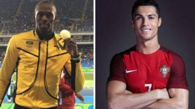 Bolt se consagró con tres medallas en la justa olímpica y CR7 lo felicitó.