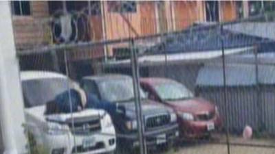 El autolote en Danlí, El Paraíso, donde fueron hoy asesinados dos hombres.