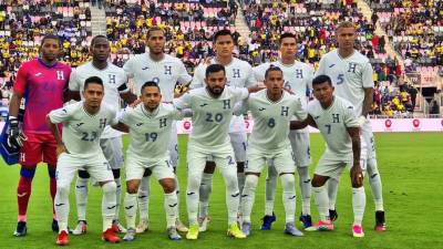 La selección de Honduras y el 11 titular que perdió 2-1 ante Colombia en juego de preparación.