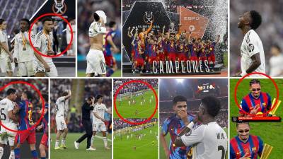 Las imágenes que nos dejó el partidazo de la final de la Supercopa de España que ganó el Barcelona 3-2 al Real Madrid en Yeda, Arabia Saudita, con un gran Raphinha.