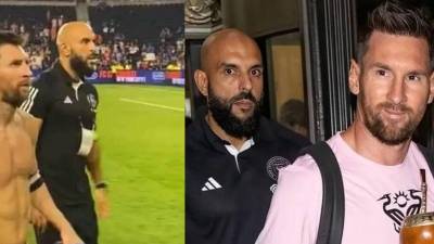 La nueva vida de <b>Lionel Messi</b> en <b>Estados Unidos</b> vino acompañada de extrema seguridad para que pueda disfrutar del país sin temor a un incidente. Se ha revelado el curioso guardaespaldas que tiene el argentino en EUA.