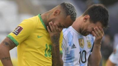 Neymar y Messi son las máximas figuras de Brasil y Argentina.