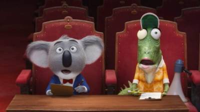 Buster es un astuto koala que organiza un concurso de canto.