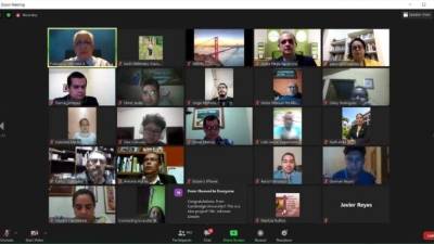 Más de 470 personas se conectaron ayer en la conferencia Zoom del lanzamiento.