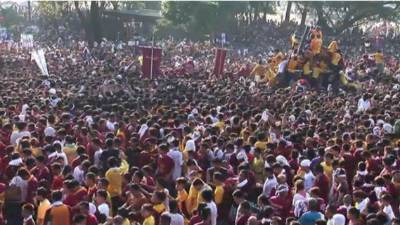 Activists comprised of students and professionals gather in front of a banner as they take part in a world-wide climate rally, at the University of the Philippines' campus in Manila on September 20, 2019. - Activists in Manila took part in the millions-strong global climate strike on September 20 -- heeding the rallying cry of teen activist Greta Thunberg and demanding adults take action to stave off environmental disaster. (Photo by TED ALJIBE / AFP)