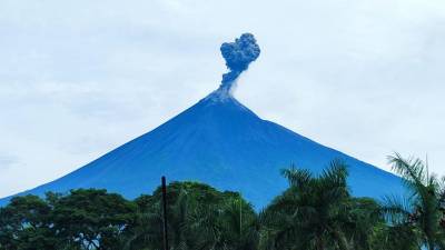 El v<b>olcán de Fuego de Guatemala.</b>