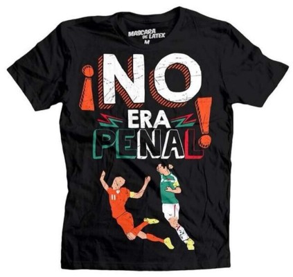 Sacan en México una camiseta de la goleada sufrida ante Chile