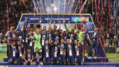 PSG se consagra campeón de la Supercopa de Francia con golazos de Neymar, Messi y Sergio Ramos