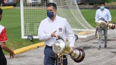 Rafael Villeda señaló que Olimpia buscará volver a la cima del fútbol hondureño y del campo internacional.